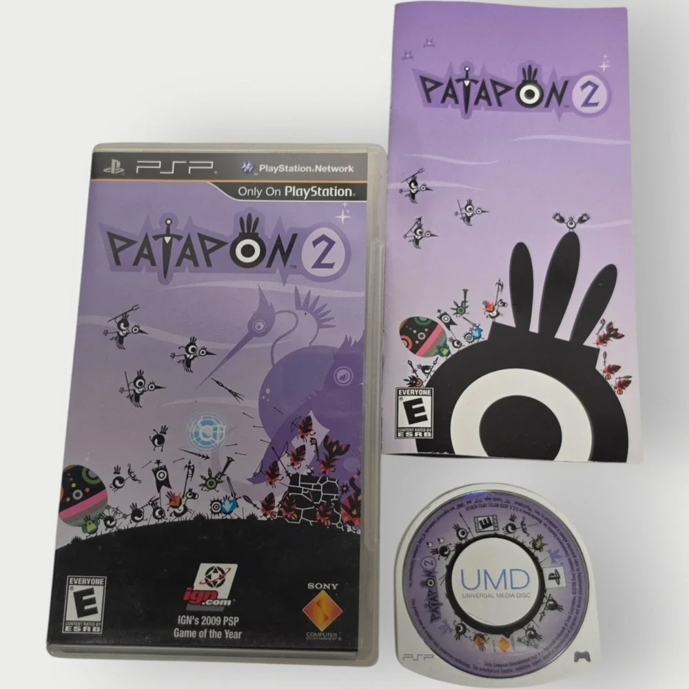 Patapon 2 (Sony PSP, 2009) Complete CIB W Manual Tested Working